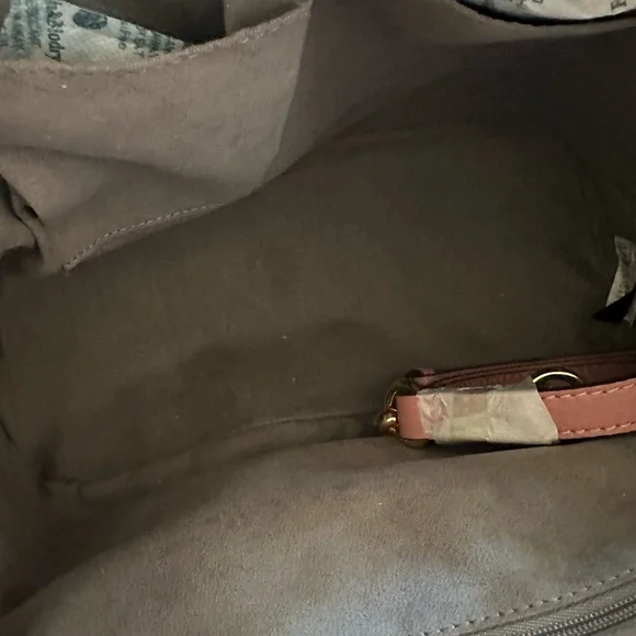 Vince Camuto Kime Tea Rose Leopard Print Handbag Calf Hair - Picture 14 of 16